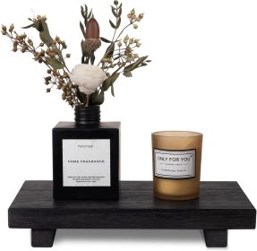 Small Wooden Farmhouse Pedestal Stand Bathroom Decor